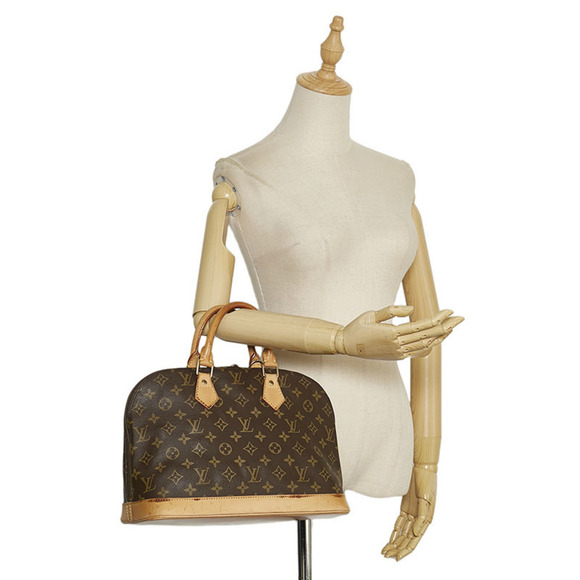 Louis Vuitton Monogram Alma PM Canvas Handbag M51130 in Fair condition - Picture 12 of 12